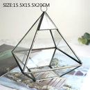 GobekUsa Geometric Glass Vase for Succulents and Flowers