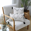 GobekUsa Geometric Tassels Cushion Cover for Home Sofa Bed Decoration