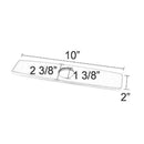 GobekUsa 10" Bathroom Kitchen Sink Faucet Hole Cover Deck Plate Escutcheon Black/Brush Nickel/Chrome