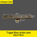 GobekUsa Euro Antique Brass Art Carved Floor Drain Cover Shower Waste Drainer
