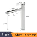 GobekUsa Brass Bathroom Faucet Vessel Sinks Mixer - Swivel Spout Vanity Tap, Chrome Deck Mounted