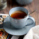 GobekUsa Elegant Ceramic Coffee Cup Set with Saucer - Eco-Friendly Porcelain Tea Cup -