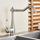 GobekUsa Brass Basin Waterfall Faucet Mixer Tap for Kitchen & Bathroom, Hot&Cold Mixer