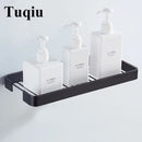GobekUsa Brass Square Bathroom Shower Rack Wall Mounted Corner Shelf