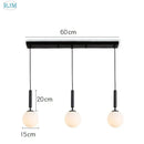 GobekUsa Glass Ball LED Pendant Light: Nordic Modern, Single Head, Creative Design