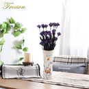 GobekUsa Bird Butterfly Porcelain Vase: British Rural Ceramic Flower Decoration