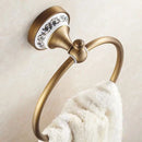 GobekUsa Antique Bronze Towel Ring – Solid Brass Wall Mounted Holder for Bathroom