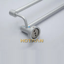 GobekUsa Double Towel Bar: High Quality Aluminium Round Towel Holder for Bathroom