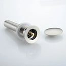 GobekUsa Brushed Nickel Faucet Vanity Sink Pop-up Drain Stopper Overflow Drainer