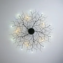 GobekUsa LED Branch Iron Ceiling Lamp for Bedroom & Living Room Decor