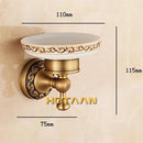 GobekUsa Antique Brass Soap Holder, Pure Copper Bathroom Soap Basket