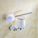 GobekUsa Bathroom Hardware Set: Toilet Paper, Roll Holder, Brush Holder, Coat Hook