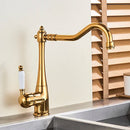 GobekUsa Brass Basin Waterfall Faucet Mixer Tap for Kitchen & Bathroom, Hot&Cold Mixer