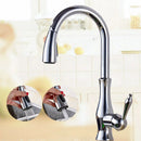 GobekUsa Brass Kitchen Faucet Pull Out Sprayer High Arch Mixer Tap Kit