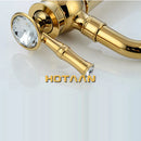 GobekUsa Gold Bathroom Faucet | Modern Basin Tap with High Arc Design