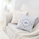 GobekUsa Aztec Embroidery Canvas Cushion Cover 45x45cm