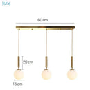 GobekUsa Glass Ball LED Pendant Light: Nordic Modern, Single Head, Creative Design