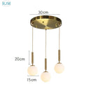 GobekUsa Glass Ball LED Pendant Light: Nordic Modern, Single Head, Creative Design