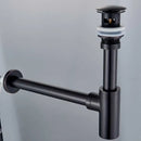 GobekUsa Bronze Round Siphon Bottle Trap Black P-TRAP for Bathroom Vanity Basin