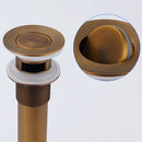 GobekUsa Antique Brass Basin Sink Drain - 6 Styles
