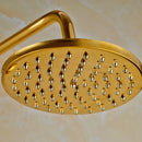 GobekUsa Golden Shower Mixer Taps with 8" Rainfall Shower Head and Handshower