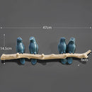 GobekUsa Bird Resin Hanger: Living Room Coat Towel Hat Holder and Kitchen Hook