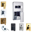 GobekUsa Brass Bathroom Hot Cold Mixer Valve - Wall Mounted Shower Control