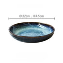 GobekUsa Ceramic Salad Bowl - 8.5inch Deep Dish Plate - Eco-Friendly Porcelain Bowl
