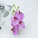 GobekUsa Artificial Butterfly Orchid Bouquet Silk Flowers for Home Wedding Decoration Bouquet
