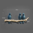 GobekUsa Bird Resin Hanger: Living Room Coat Towel Hat Holder and Kitchen Hook