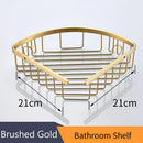 GobekUsa Golden Swan Bath Hardware Set: Towel Rack, Toilet Paper Holder, Tissue Roll Holder