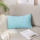 GobekUsa Corduroy Flocking Velvet Pillow Cover 40x60cm