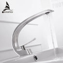 GobekUsa Basin Faucet: Modern Brass Bathroom Mixer Tap with Single Handle and Single Hole