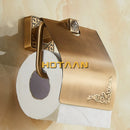 GobekUsa Antiqued Brass Toilet Paper Holder - Classic Bathroom Accessory