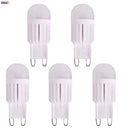 GobekUsa 5pcs Dimmable LED G9 Bulb 1.5W COB 100LM Warm White 110V-220V