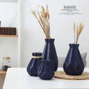 GobekUsa Ceramic Diamond Vase Modern Home Decor Living Room Decoration
