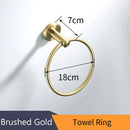 GobekUsa Golden Swan Bath Hardware Set: Towel Rack, Toilet Paper Holder, Tissue Roll Holder