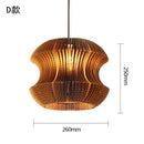 GobekUsa Chinese Paper Pendant Light for Restaurant Living Room, Southeast Asian Style