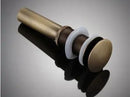 GobekUsa Brass Pop Up Bathroom Basin Waste Drain With Overflow/Without Overflow