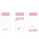 GobekUsa Kawaii Sakura Glass Water Bottle 310ml Cute Cartoon Animal Design