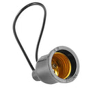 GobekUsa Black Waterproof E27 Lamp Socket 110v-220v Outdoor Fitting Bulb Holder