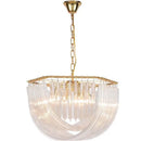 GobekUsa Art Glass Tube Pendant Chandelier Dining Room Hanging Lamp