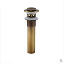GobekUsa Antique Brass Basin Sink Drain - 6 Styles