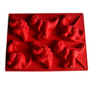 GobekUsa Dinosaur Silicone Cake Mould for Creative Birthday Cake Decoration