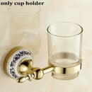 GobekUsa Golden Polished Porcelain Bath Hardware Set for Bathroom Essentials