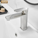 GobekUsa Black Finish Brass Basin Faucet Hot Cold Water Mixer Tap Single Handle