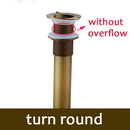 GobekUsa Brass Bathroom Sink Pop Up Drain for Lavatory Basin - HJ-0618F