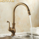 GobekUsa Antique Brass Swivel Basin Mixer Tap - YT-6034