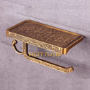 GobekUsa Brass Toilet Paper Holder Bathroom Storage Rack Accessory
