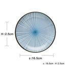 GobekUsa Ceramic Dinner Plate Set - Round Solid Pattern, Made of Ceramic